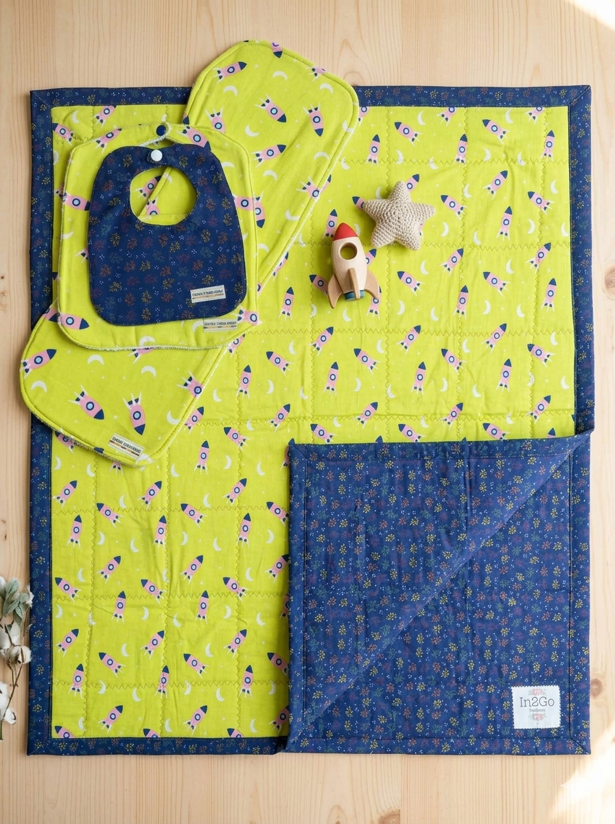 Out of this world baby quilt set