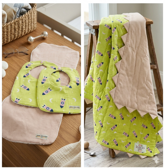 Out of this world baby quilt set