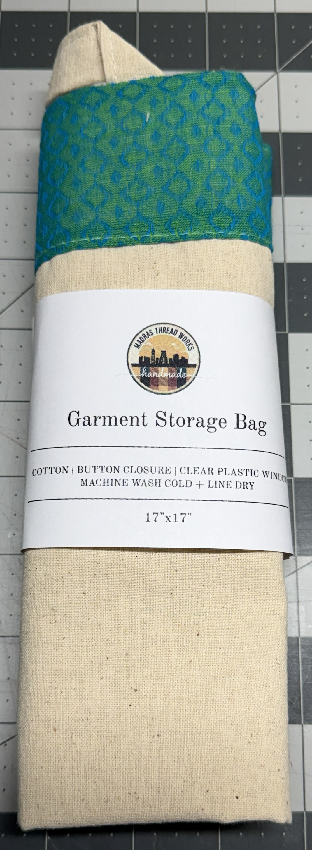 Garment Storage Bag with handle & view window