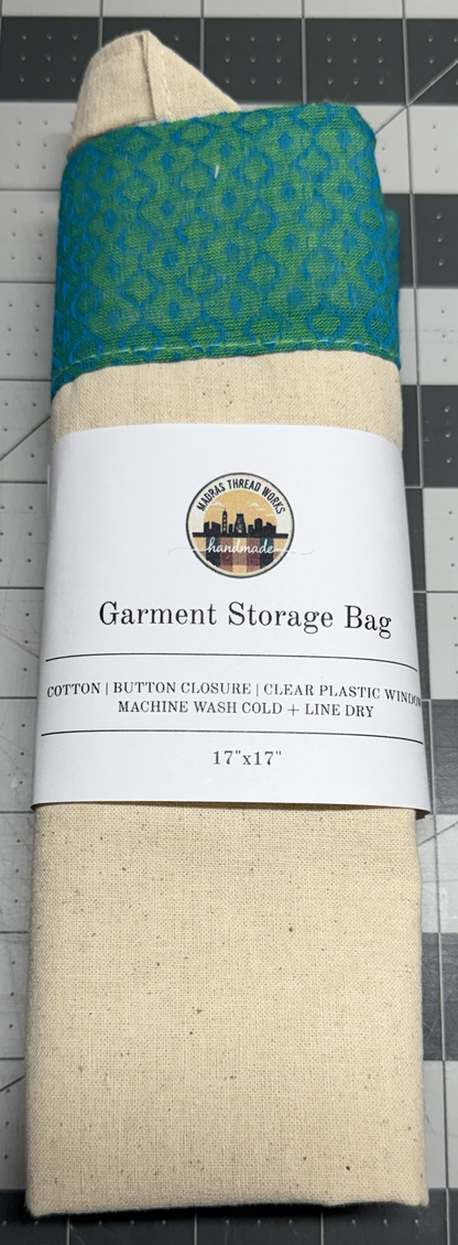 Garment Storage Bag with handle & view window