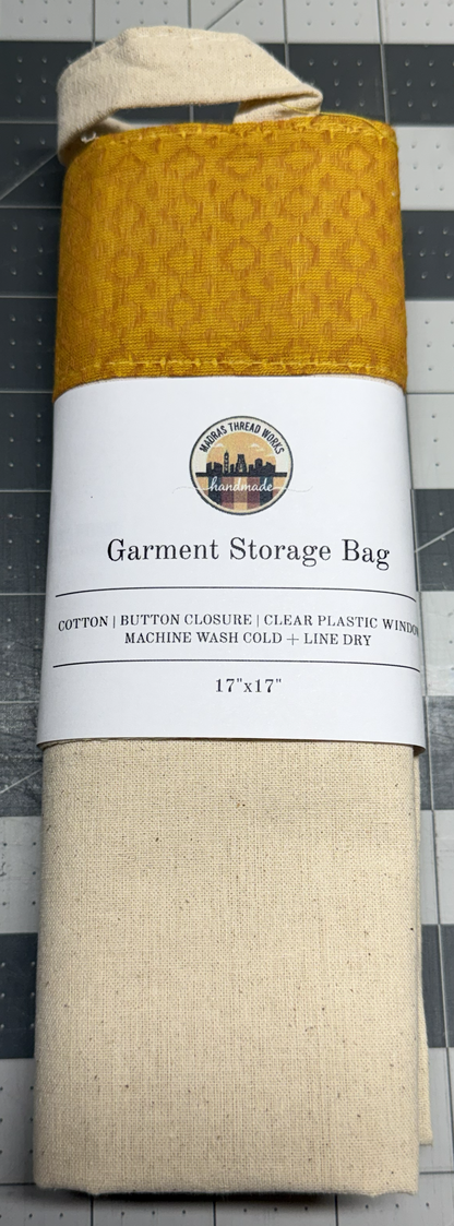 Garment Storage Bag with handle & view window